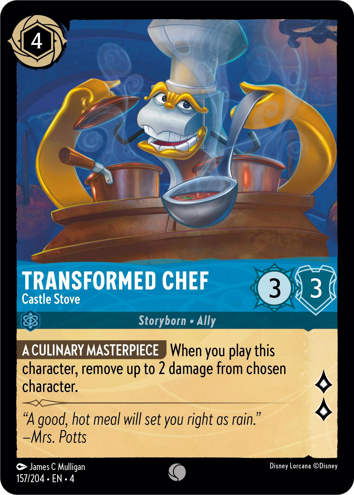 Transformed Chef - Castle Stove (157/204) [Ursula's Return] | Fandemonia Ltd