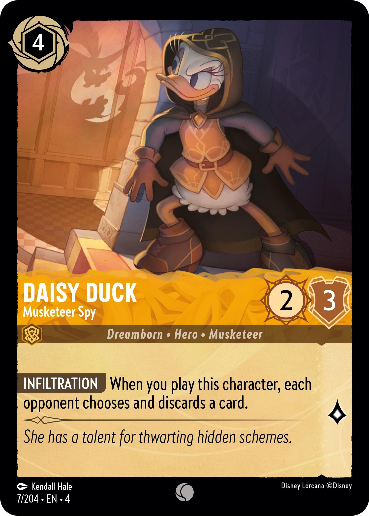 Daisy Duck - Musketeer Spy (7/204) [Ursula's Return] | Fandemonia Ltd