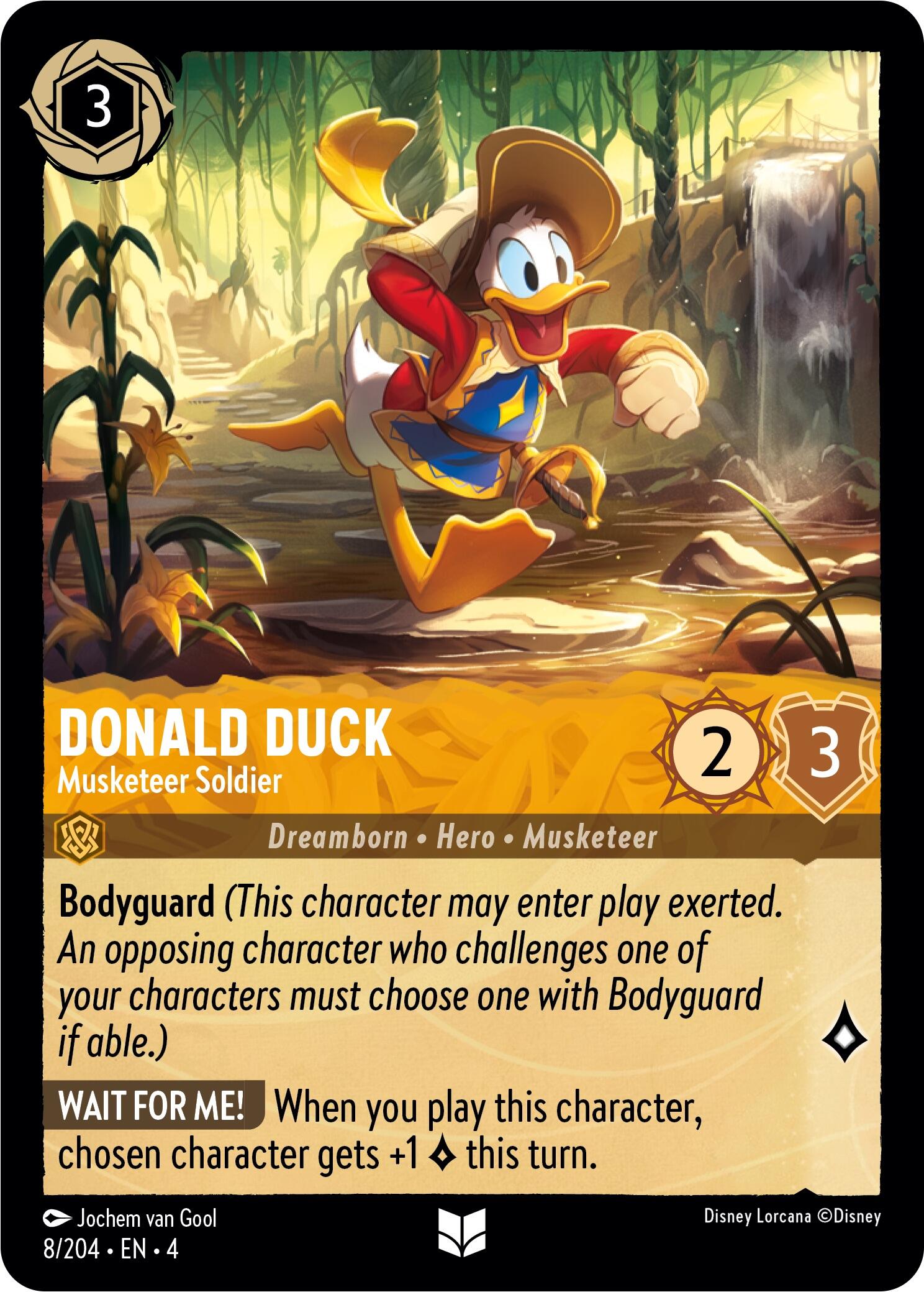 Donald Duck - Musketeer Soldier (8/204) [Ursula's Return] | Fandemonia Ltd