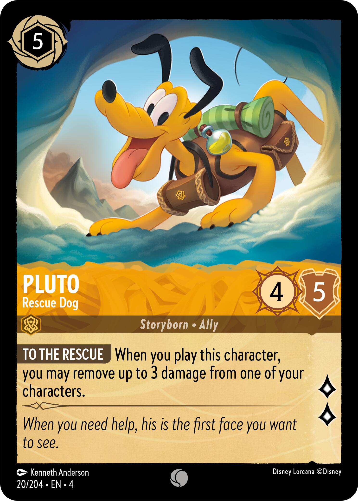 Pluto - Rescue Dog (20/204) [Ursula's Return] | Fandemonia Ltd