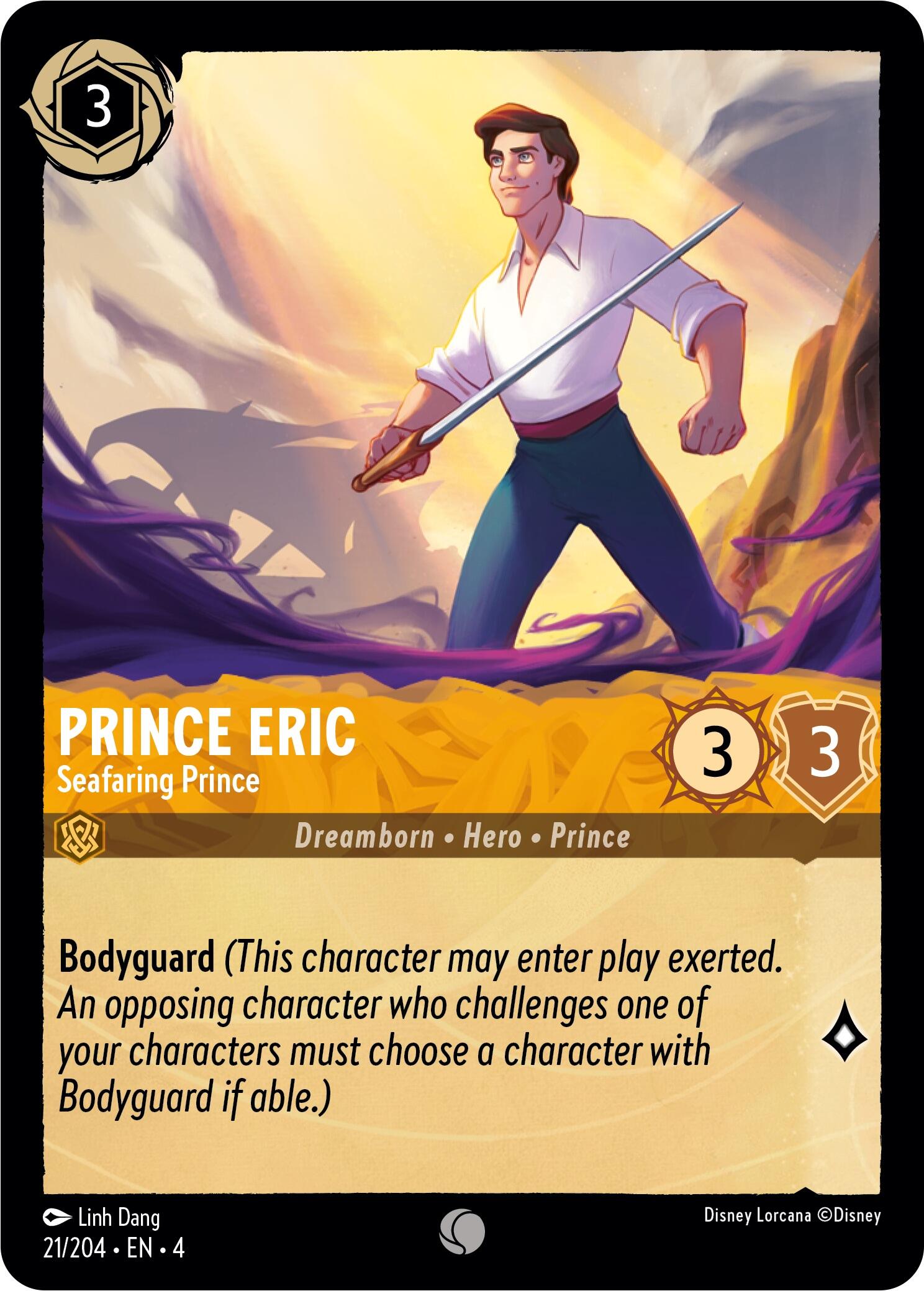 Prince Eric - Seafaring Prince (21/204) [Ursula's Return] | Fandemonia Ltd