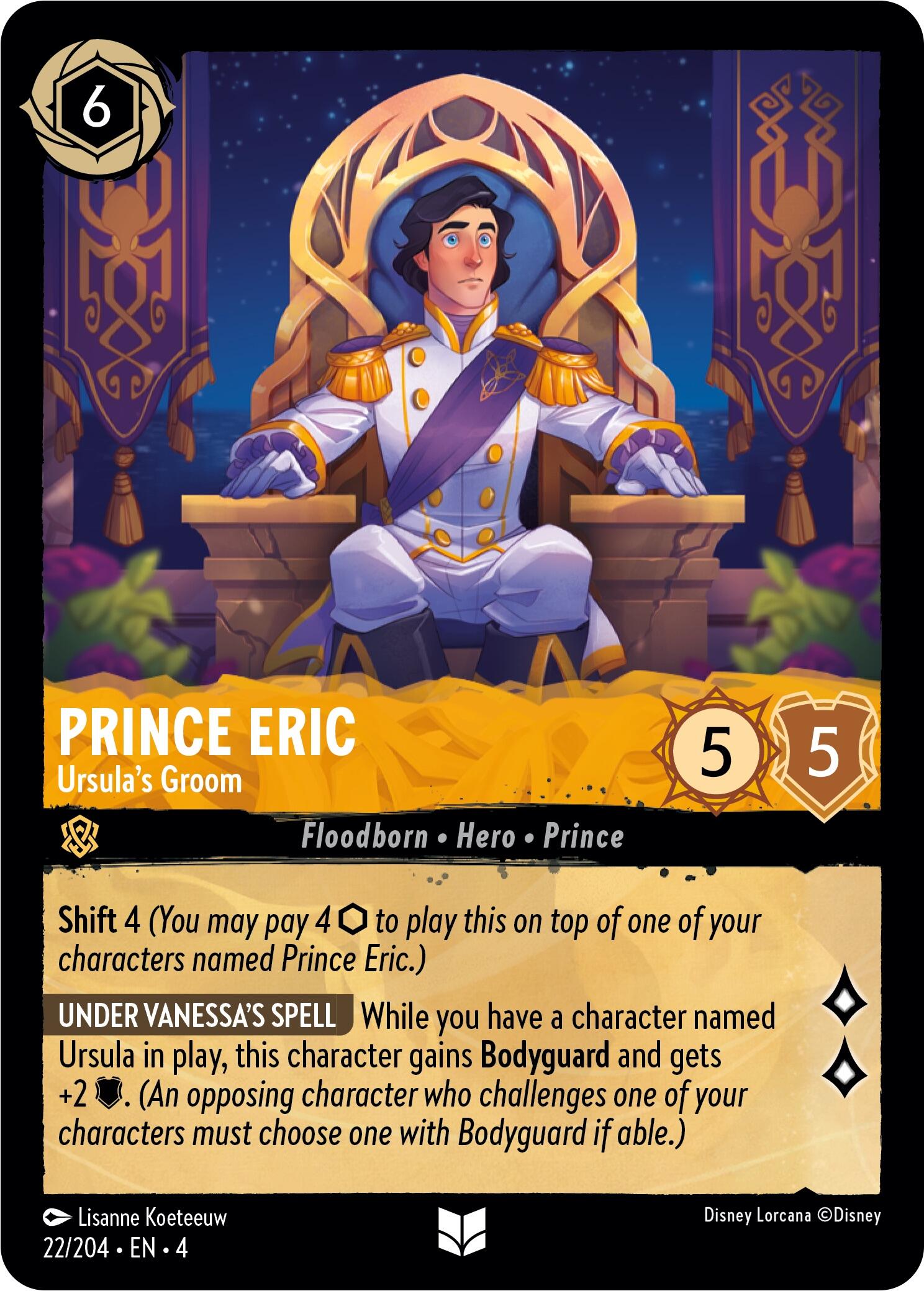 Prince Eric - Ursula's Groom (22/204) [Ursula's Return] | Fandemonia Ltd