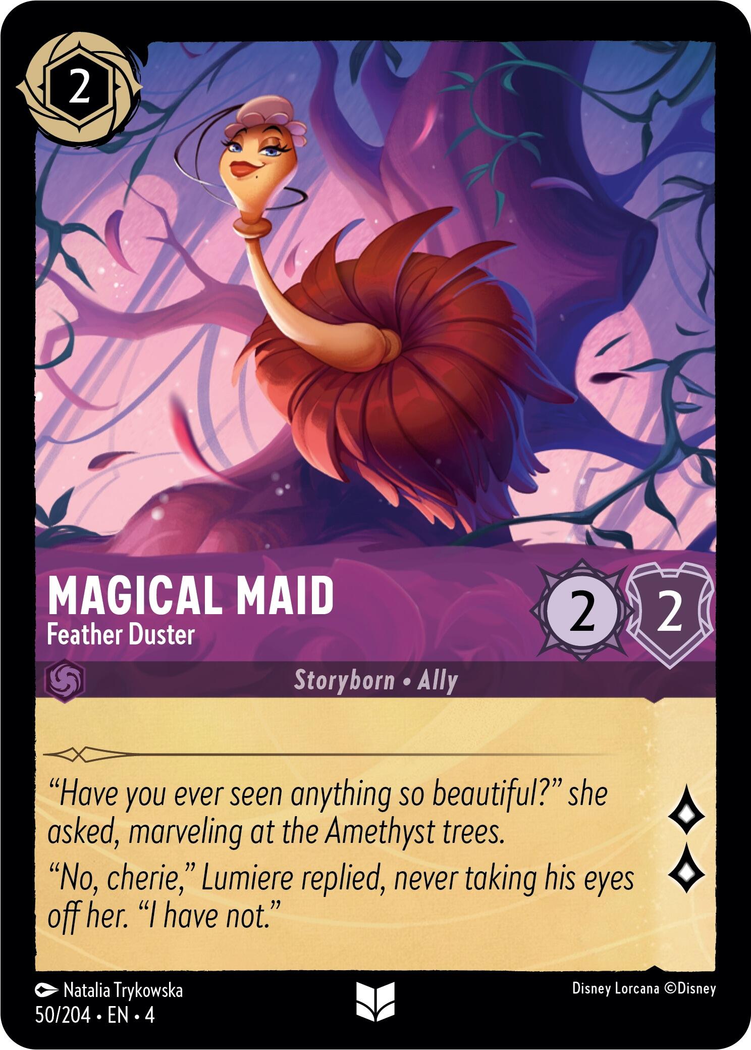 Magical Maid - Feather Duster (50/204) [Ursula's Return] | Fandemonia Ltd
