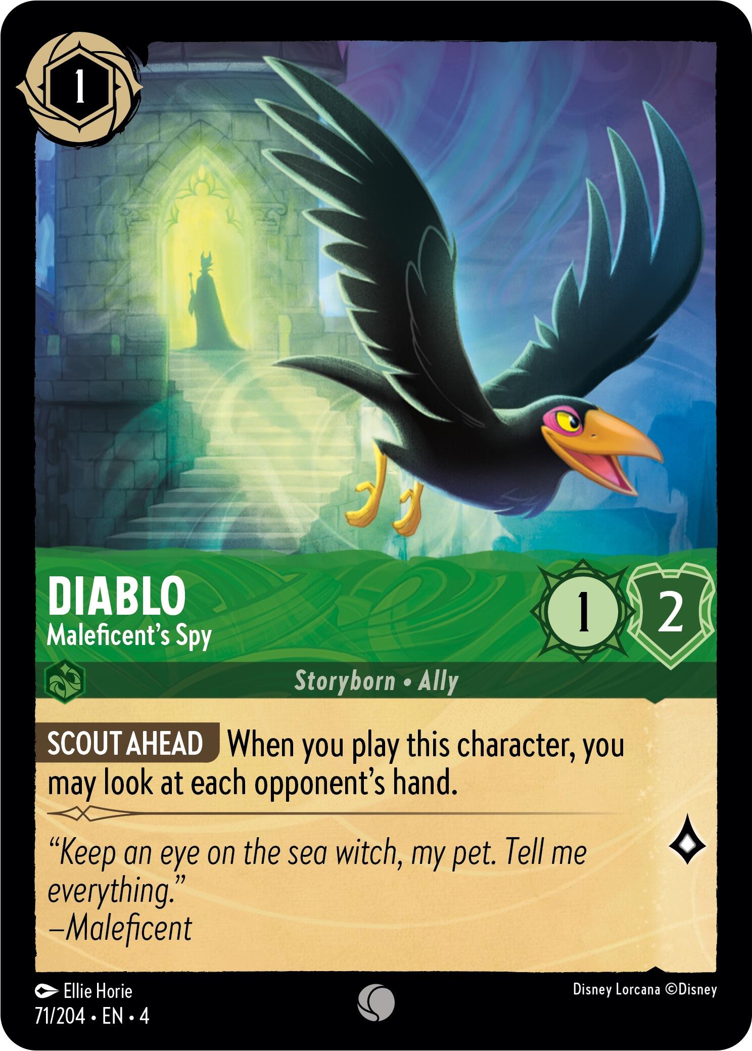 Diablo - Maleficent's Spy (71/204) [Ursula's Return] | Fandemonia Ltd