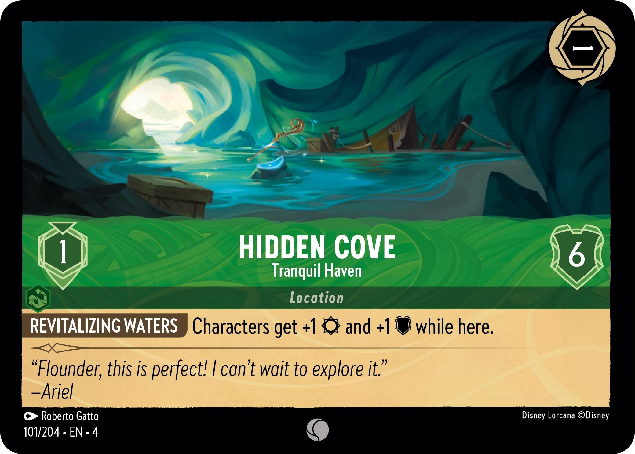 Hidden Cove - Tranquil Haven (101/204) [Ursula's Return] | Fandemonia Ltd