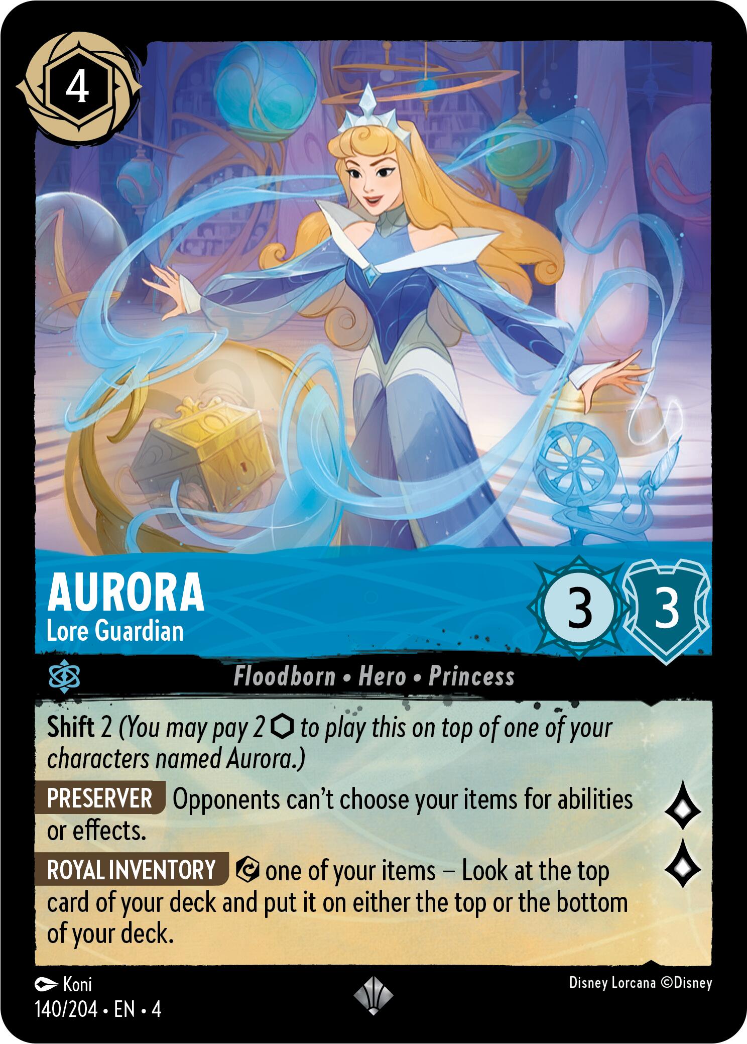 Aurora - Lore Guardian (140/204) [Ursula's Return] | Fandemonia Ltd