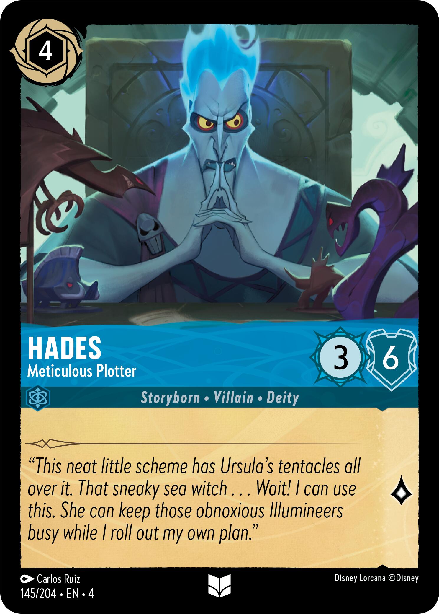 Hades - Meticulous Plotter (145/204) [Ursula's Return] | Fandemonia Ltd