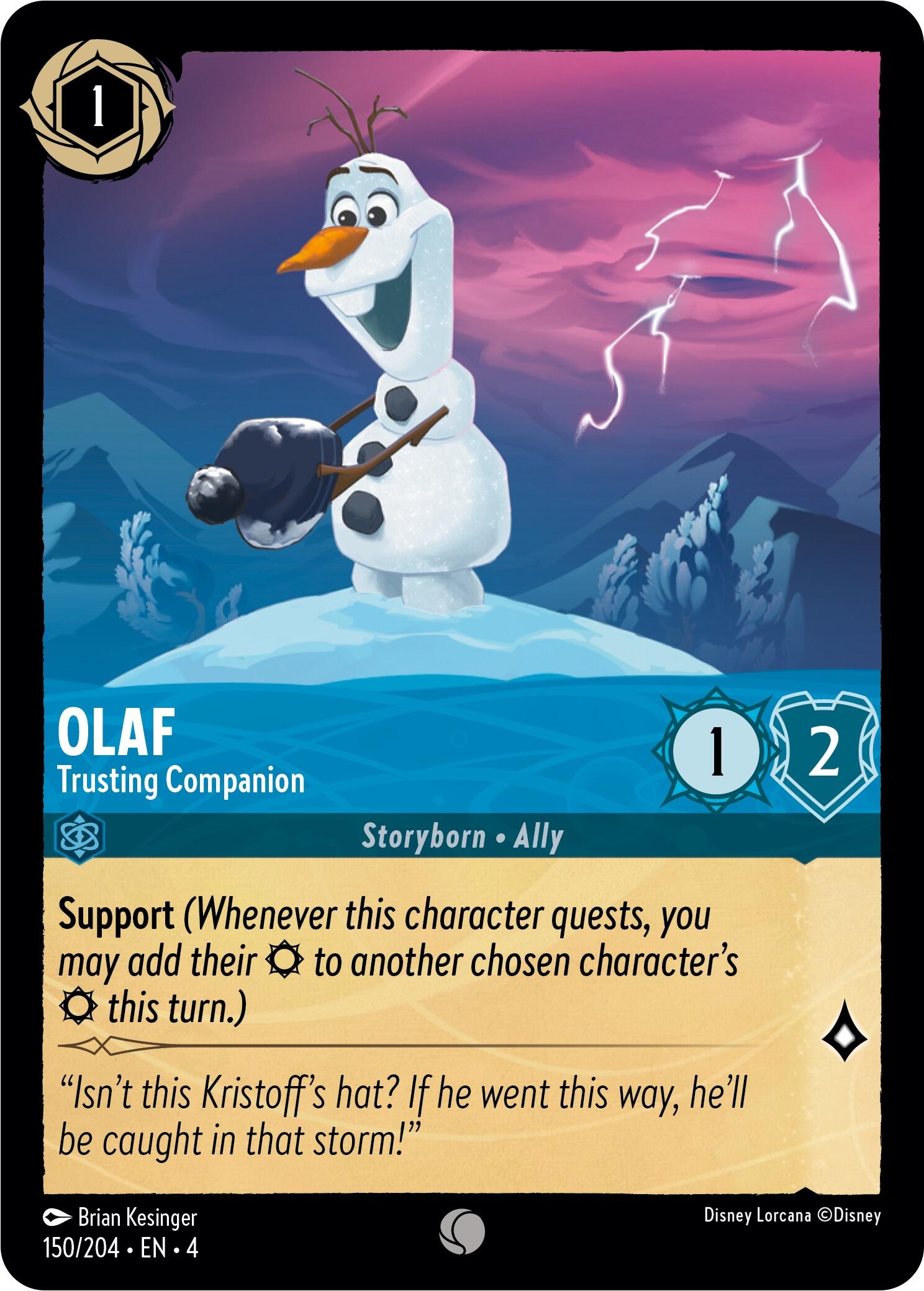 Olaf - Trusting Companion (150/204) [Ursula's Return] | Fandemonia Ltd