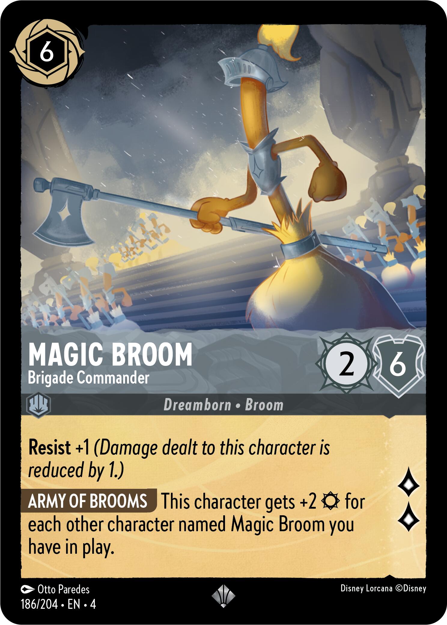 Magic Broom - Brigade Commander (186/204) [Ursula's Return] | Fandemonia Ltd