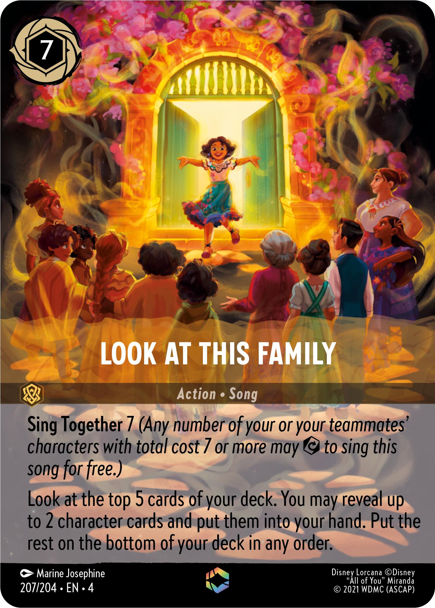 Look at This Family (Enchanted) (207/204) [Ursula's Return] | Fandemonia Ltd