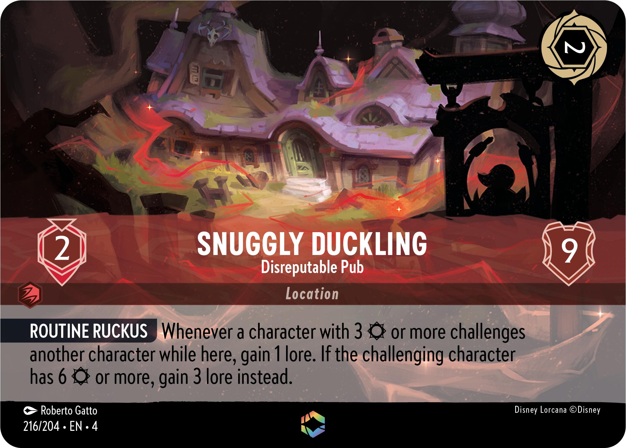 Snuggly Duckling - Disreputable Pub (Enchanted) (216/204) [Ursula's Return] | Fandemonia Ltd