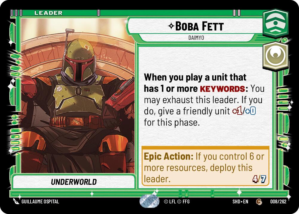 Boba Fett - Daimyo (008/262) (008/262) [Shadows of the Galaxy] | Fandemonia Ltd