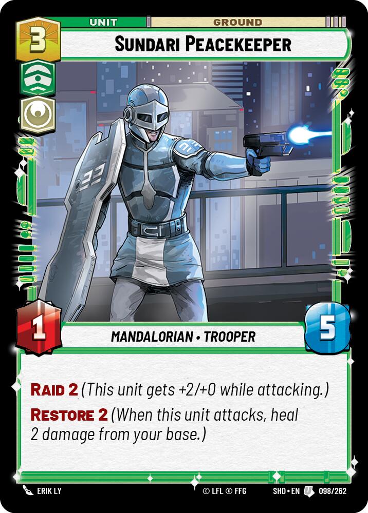 Sundari Peacekeeper (098/262) (098/262) [Shadows of the Galaxy] | Fandemonia Ltd
