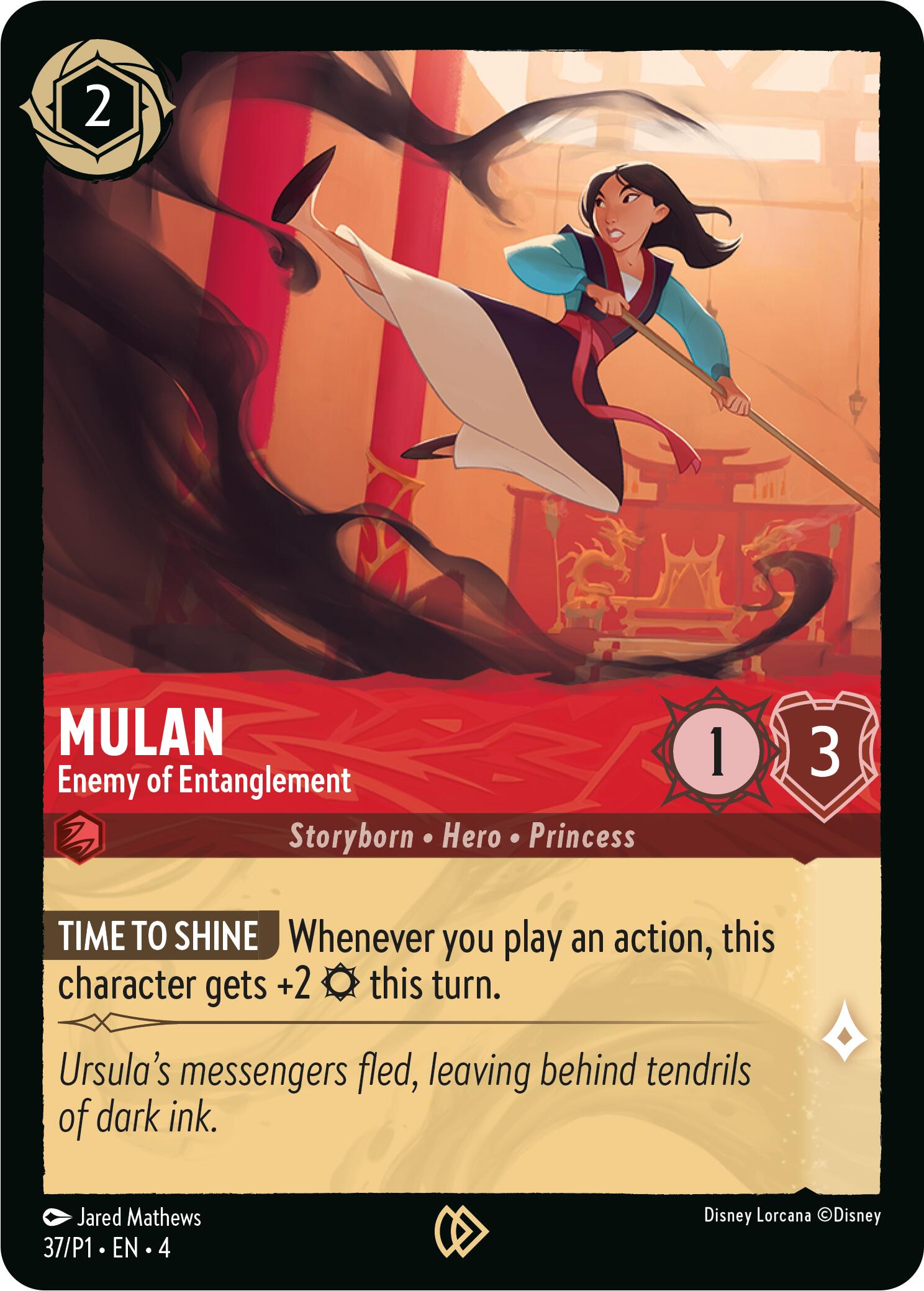 Mulan - Enemy of Entanglement (37) [Promo Cards] | Fandemonia Ltd