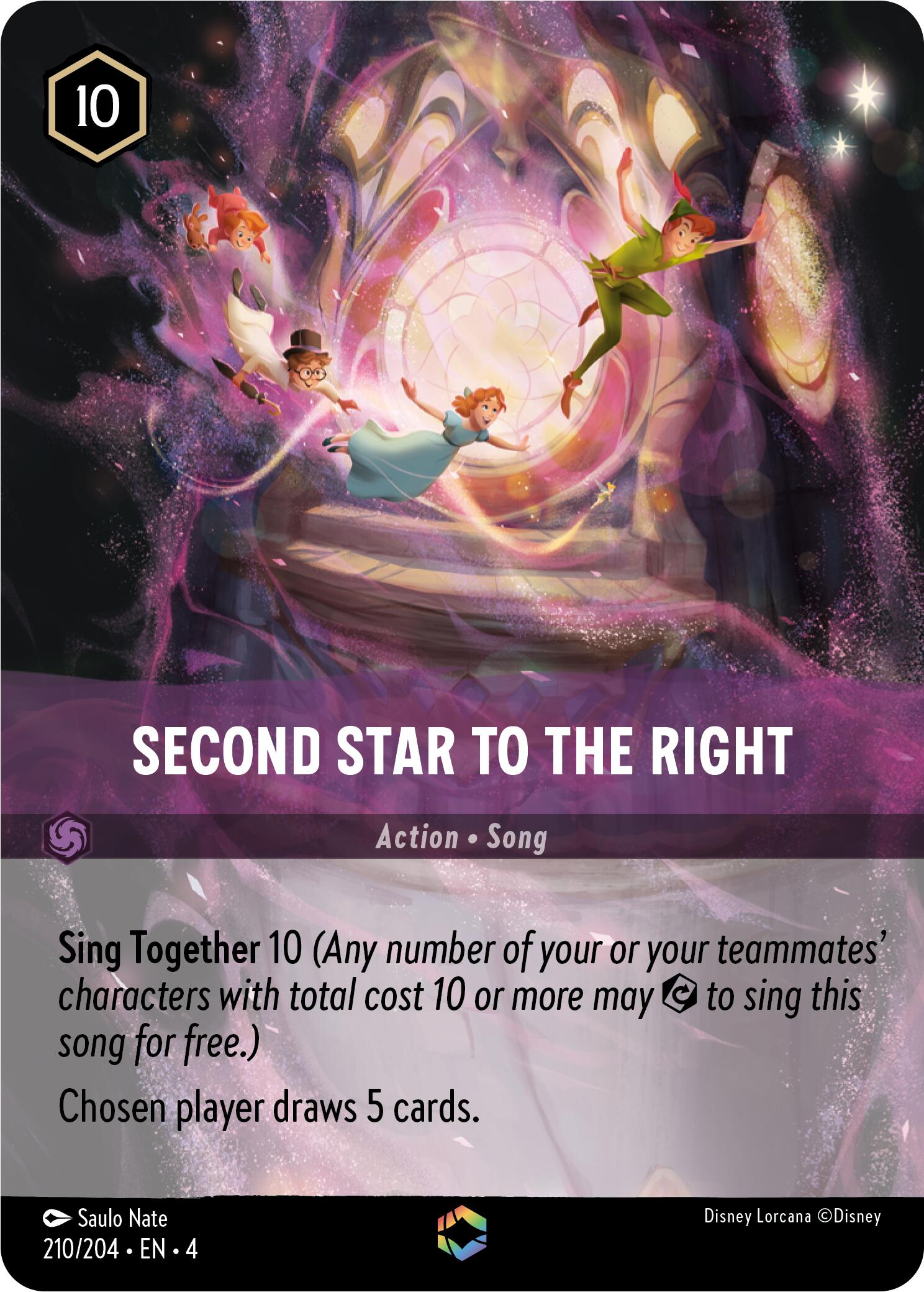 Second Star to the Right (Enchanted) (210/204) [Ursula's Return] | Fandemonia Ltd