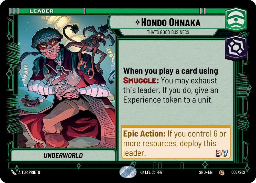 Hondo Ohnaka - That's Good Business (005/262) (005/262) [Shadows of the Galaxy] | Fandemonia Ltd