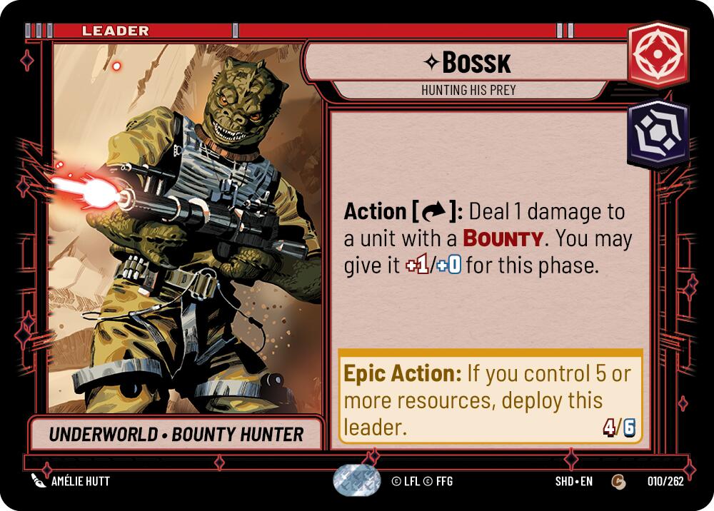 Bossk — Hunting His Prey (010/262) (010/262) [Shadows of the Galaxy] | Fandemonia Ltd