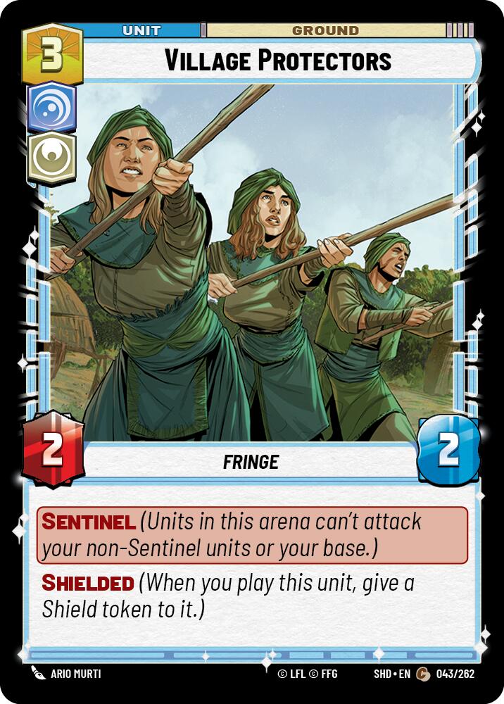 Village Protectors (043/262) (043/262) [Shadows of the Galaxy] | Fandemonia Ltd