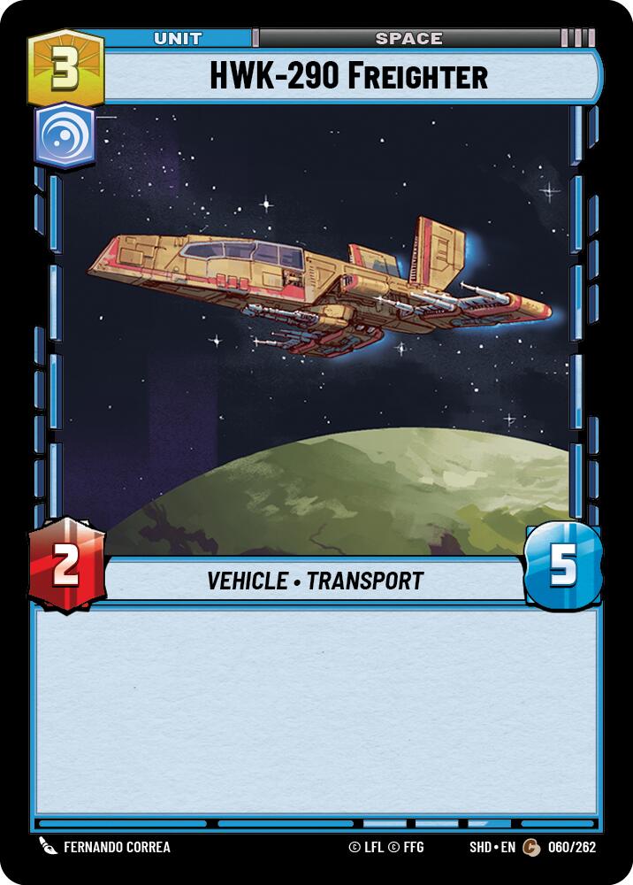HWK-290 Freighter (060/262) (060/262) [Shadows of the Galaxy] | Fandemonia Ltd
