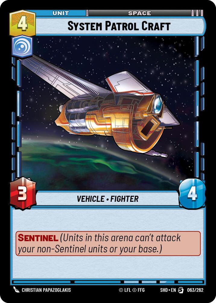 System Patrol Craft (063/262) (063/262) [Shadows of the Galaxy] | Fandemonia Ltd