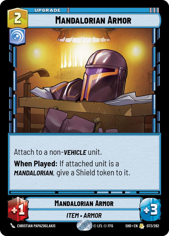 Mandalorian Armor (073/262) (073/262) [Shadows of the Galaxy] | Fandemonia Ltd