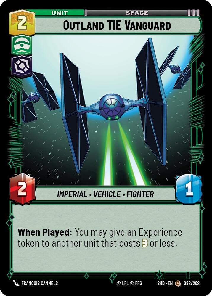 Outland TIE Vanguard (082/262) (082/262) [Shadows of the Galaxy] | Fandemonia Ltd