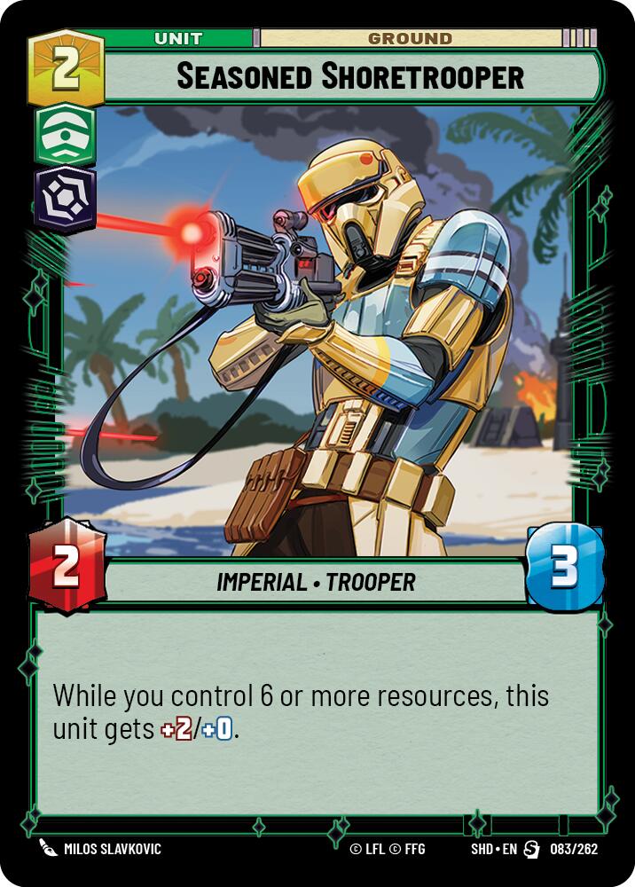 Seasoned Shoretrooper (083/262) (083/262) [Shadows of the Galaxy] | Fandemonia Ltd