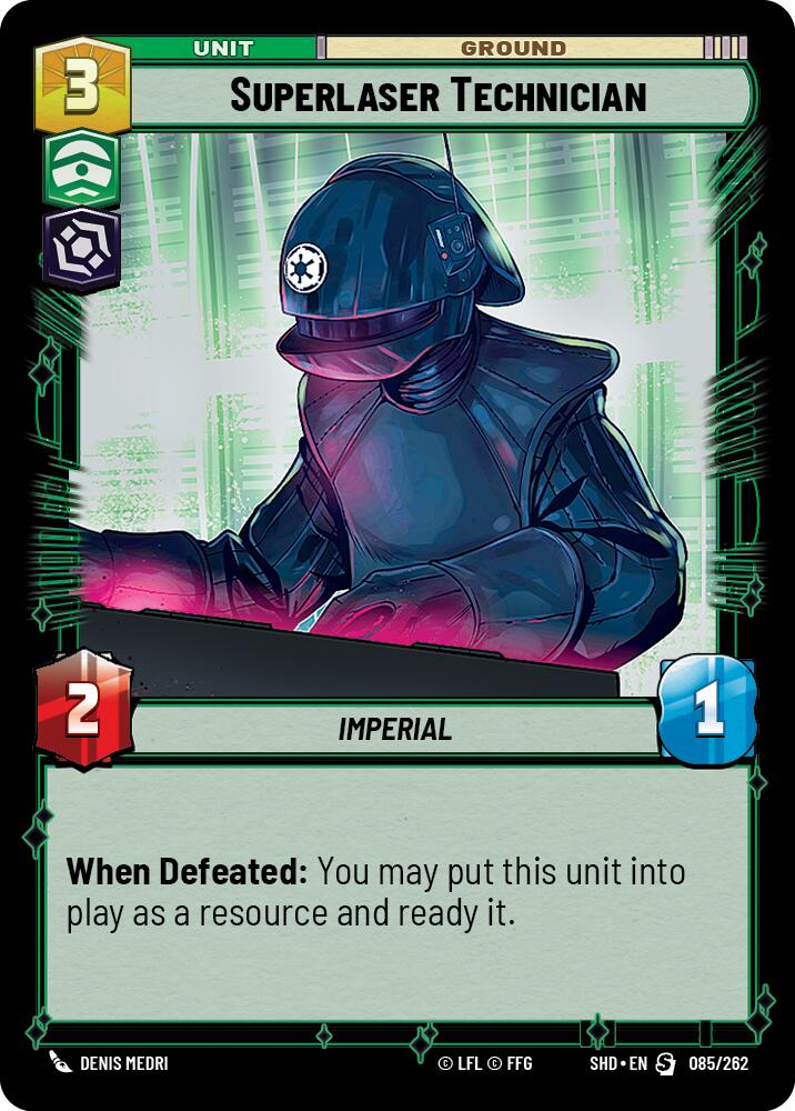 Superlaser Technician (085/262) (085/262) [Shadows of the Galaxy] | Fandemonia Ltd