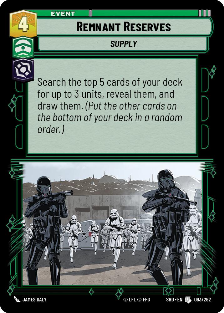 Remnant Reserves (093/262) (093/262) [Shadows of the Galaxy] | Fandemonia Ltd