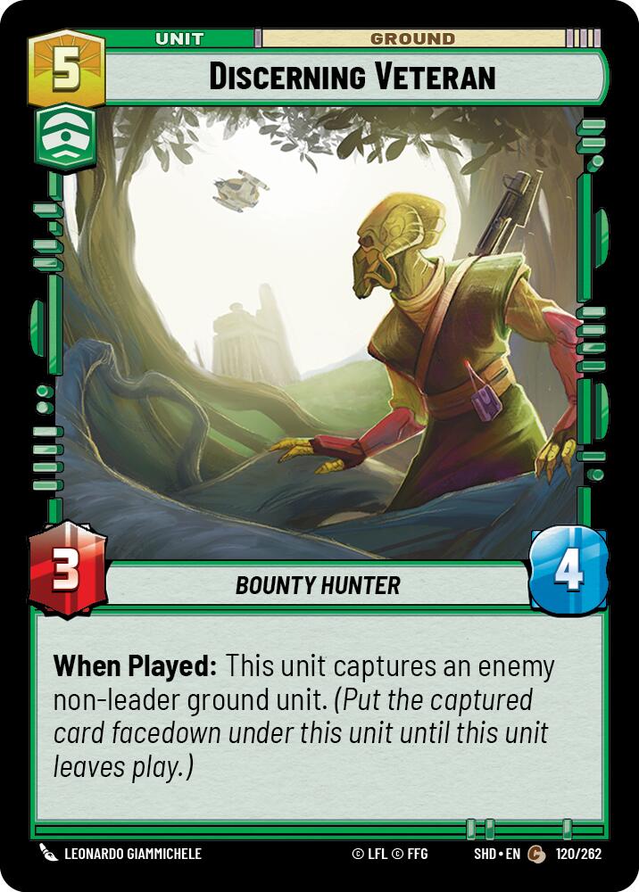 Discerning Veteran (120/262) (120/262) [Shadows of the Galaxy] | Fandemonia Ltd