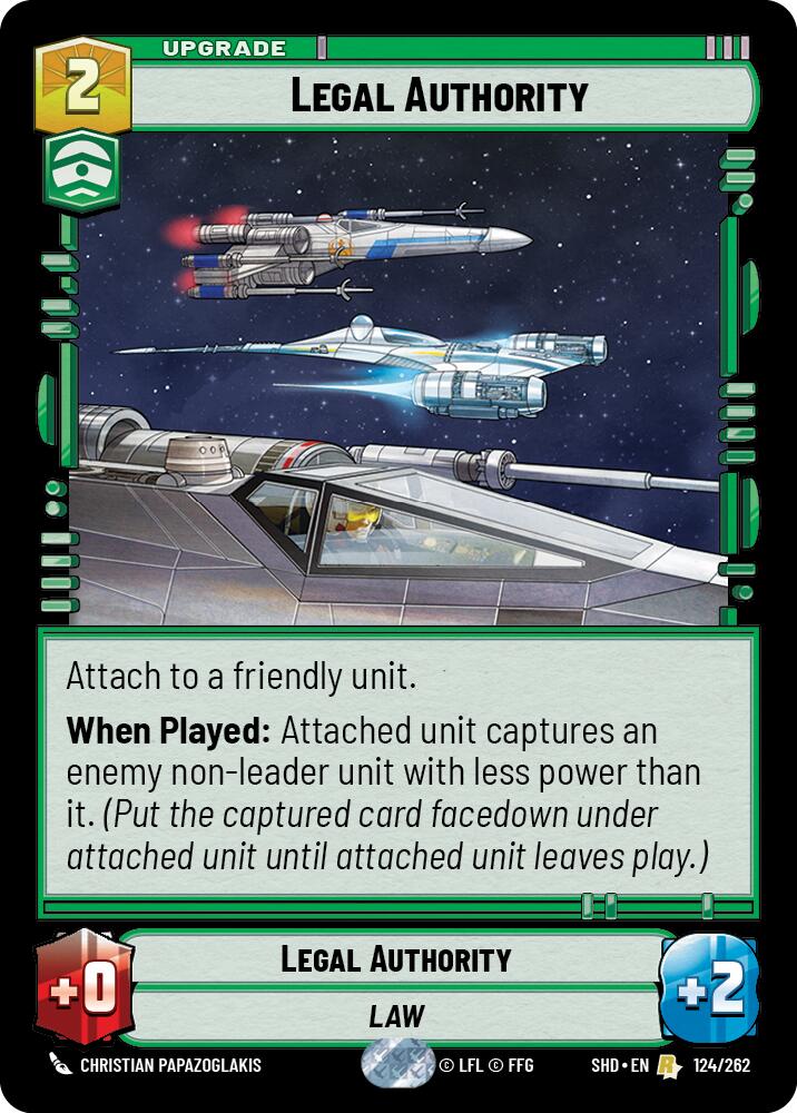 Legal Authority (124/262) (124/262) [Shadows of the Galaxy] | Fandemonia Ltd