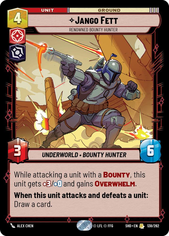 Jango Fett - Renowned Bounty Hunter (138/262) (138/262) [Shadows of the Galaxy] | Fandemonia Ltd