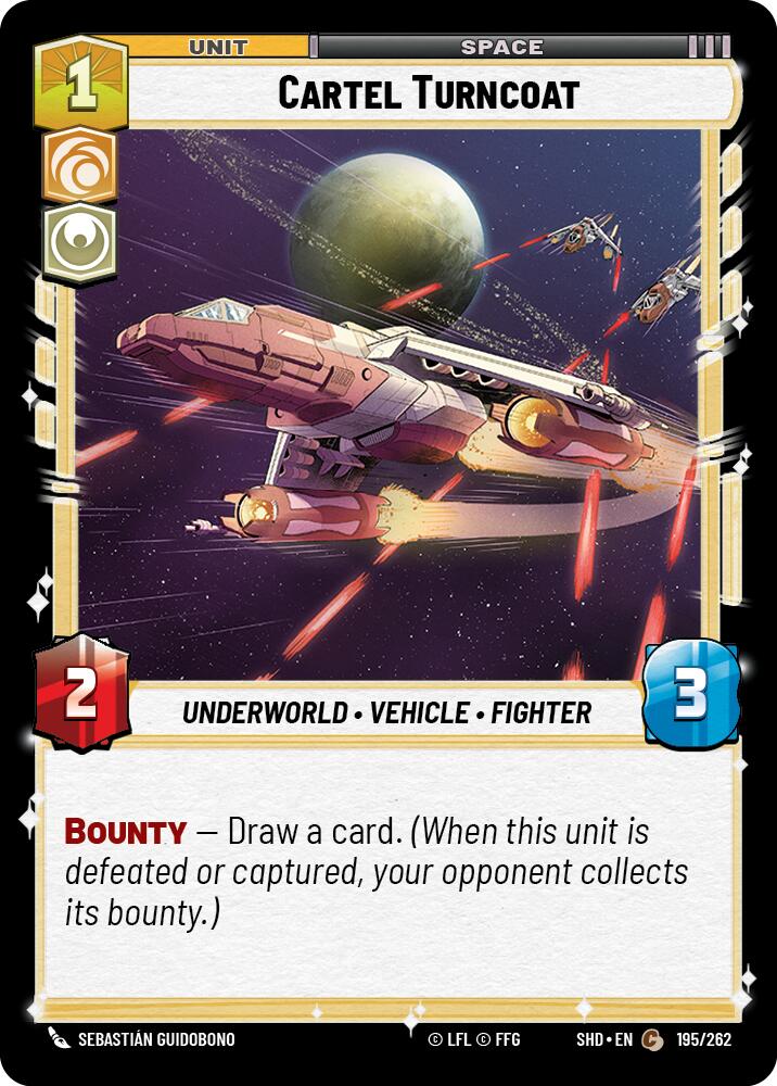 Cartel Turncoat (195/262) (195/262) [Shadows of the Galaxy] | Fandemonia Ltd