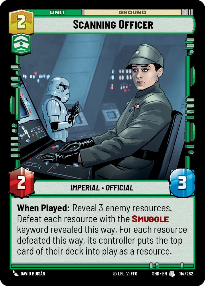 Scanning Officer (114/262) (114/262) [Shadows of the Galaxy] | Fandemonia Ltd