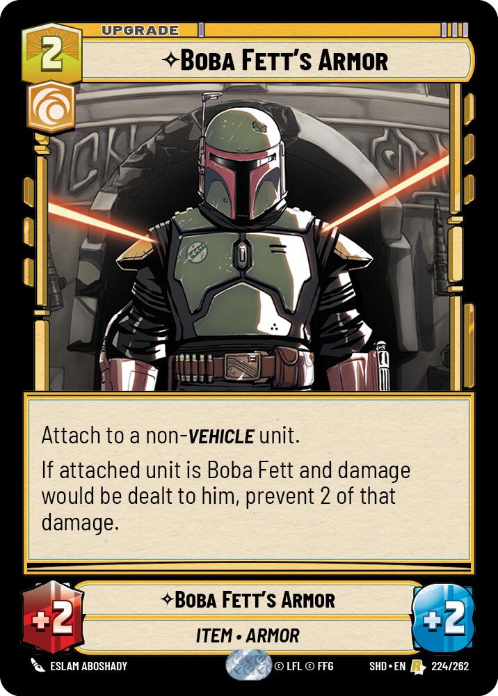 Boba Fett's Armor (224/262) (224/262) [Shadows of the Galaxy] | Fandemonia Ltd