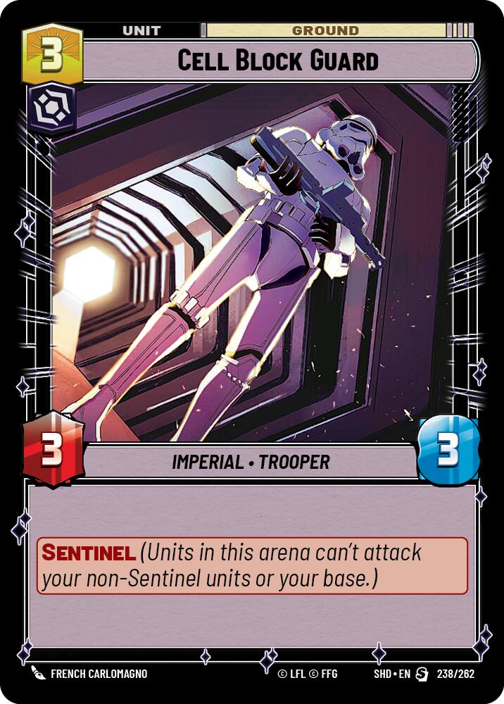 Cell Block Guard (238/262) (238/262) [Shadows of the Galaxy] | Fandemonia Ltd