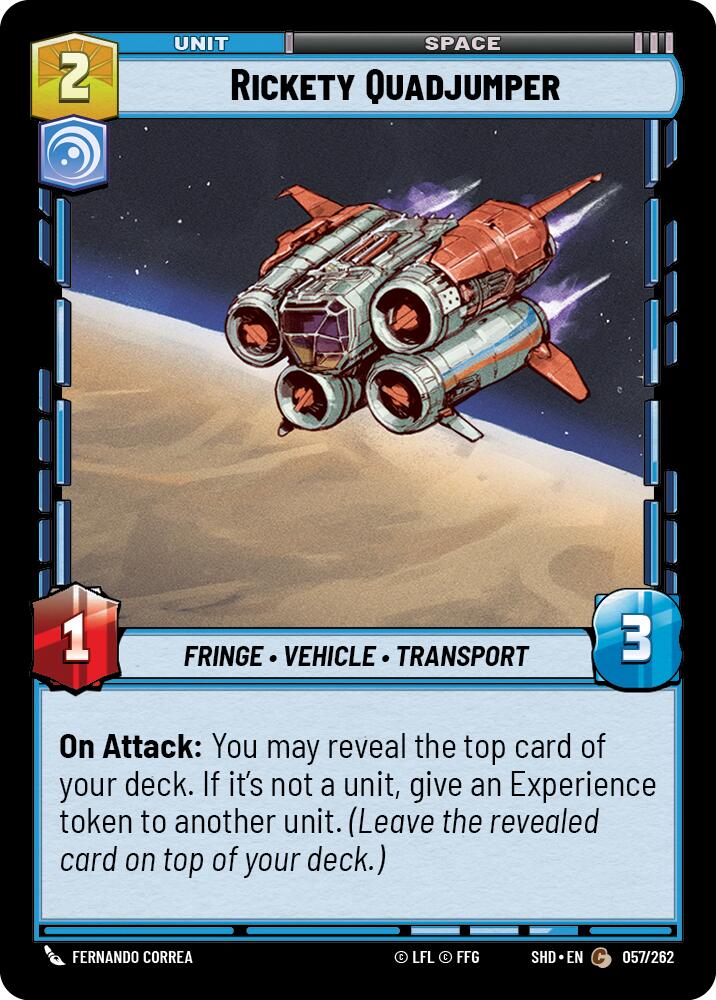 Rickety Quadjumper (057/262) (057/262) [Shadows of the Galaxy] | Fandemonia Ltd