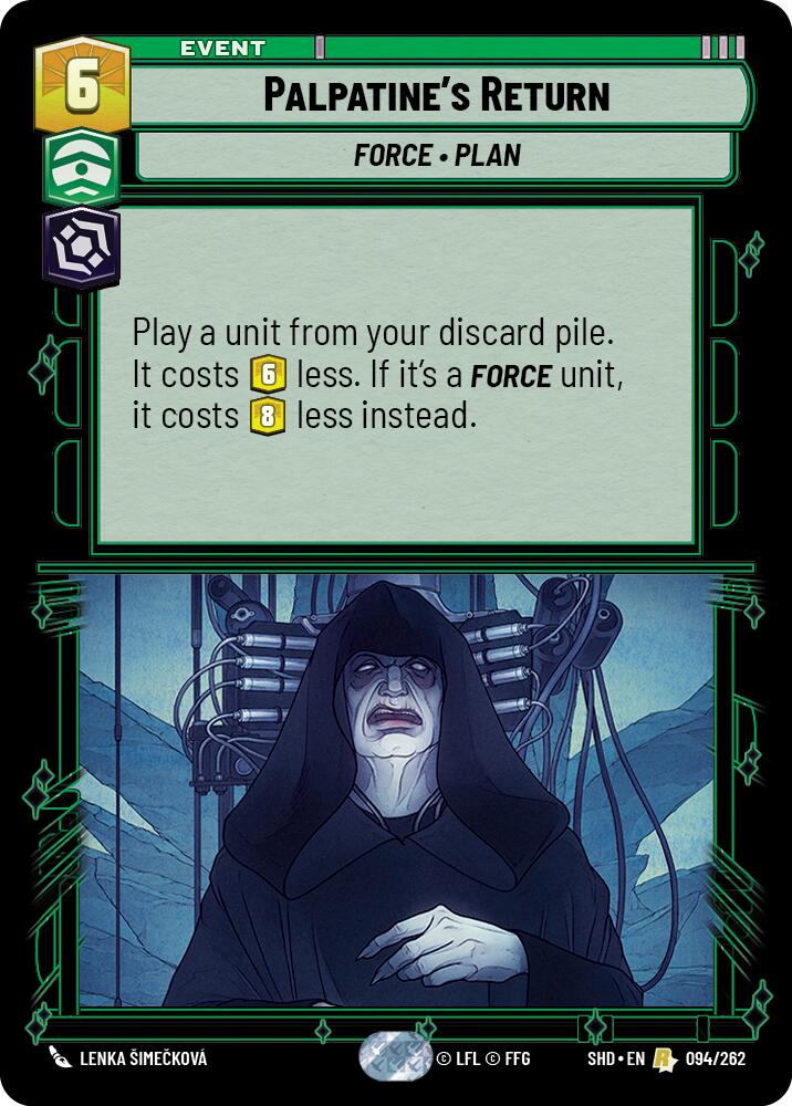 Palpatine's Return (094/262) (094/262) [Shadows of the Galaxy] | Fandemonia Ltd