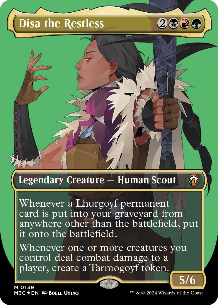 Disa the Restless (Borderless) (Ripple Foil) [Modern Horizons 3 Commander] | Fandemonia Ltd