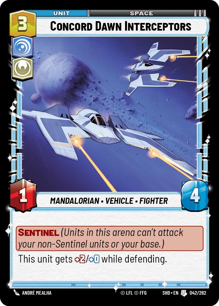 Concord Dawn Interceptors (042/262) (042/262) [Shadows of the Galaxy] | Fandemonia Ltd