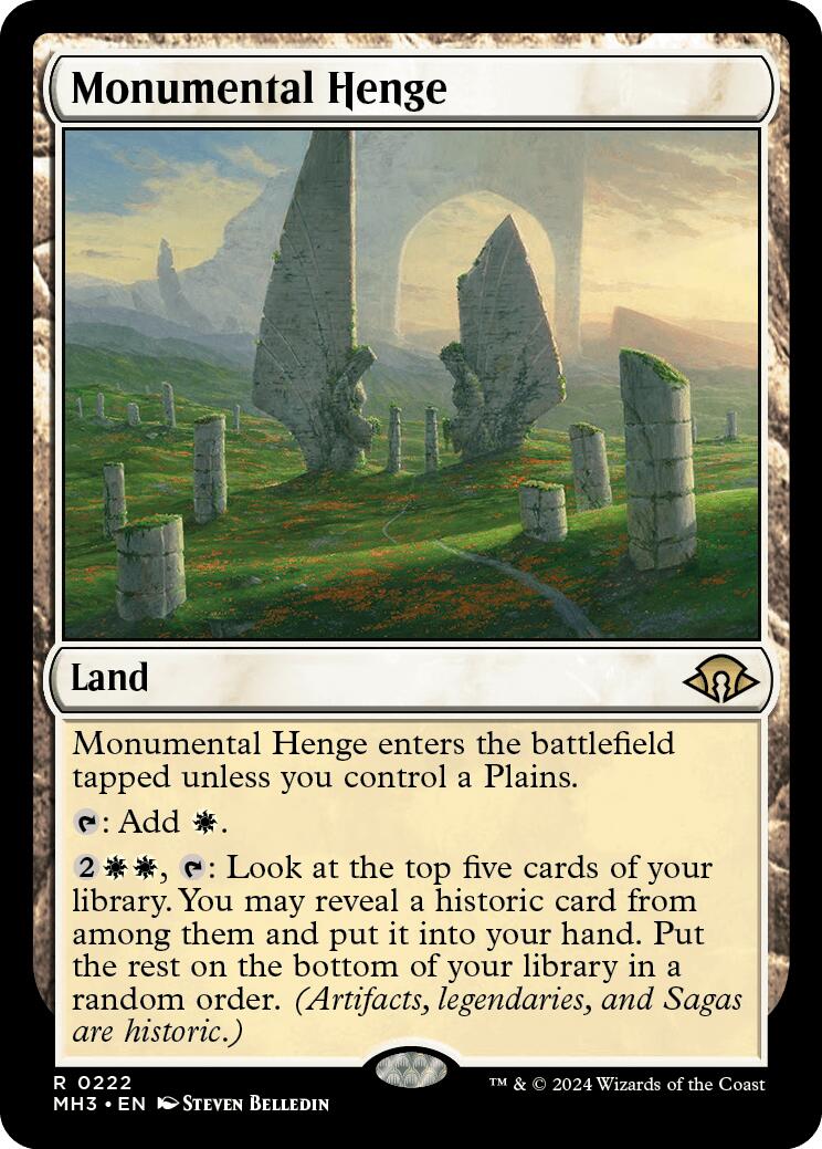 Monumental Henge [Modern Horizons 3] | Fandemonia Ltd