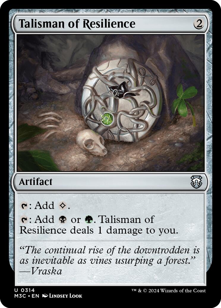 Talisman of Resilience [Modern Horizons 3 Commander] | Fandemonia Ltd
