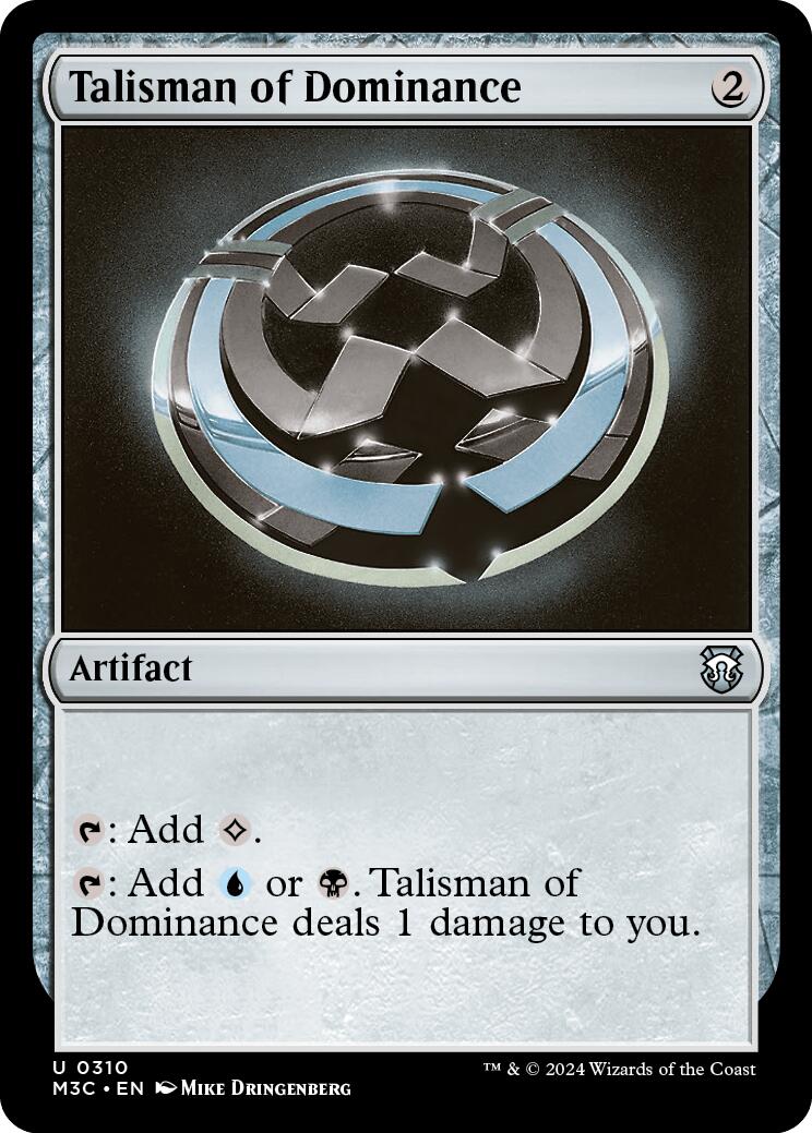 Talisman of Dominance [Modern Horizons 3 Commander] | Fandemonia Ltd