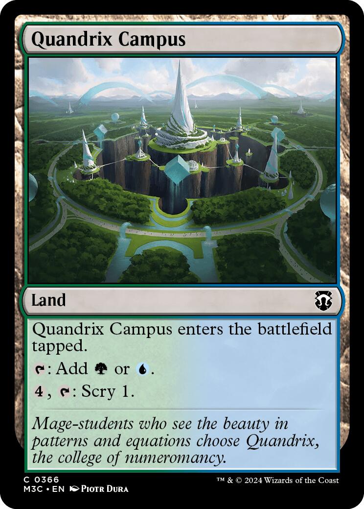 Quandrix Campus [Modern Horizons 3 Commander] | Fandemonia Ltd