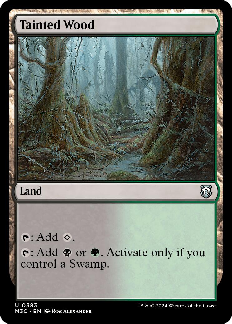 Tainted Wood [Modern Horizons 3 Commander] | Fandemonia Ltd