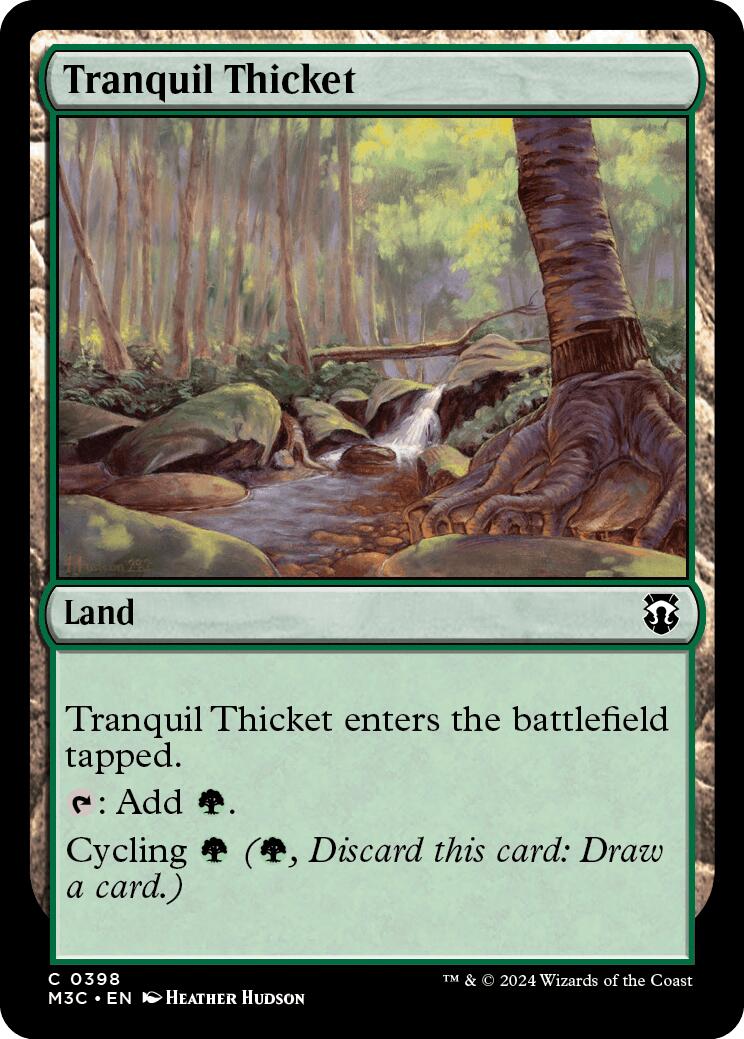 Tranquil Thicket [Modern Horizons 3 Commander] | Fandemonia Ltd