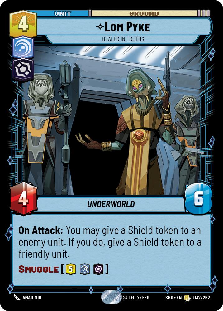 Lom Pyke - Dealer in Truths (032/262) (032/262) [Shadows of the Galaxy] | Fandemonia Ltd