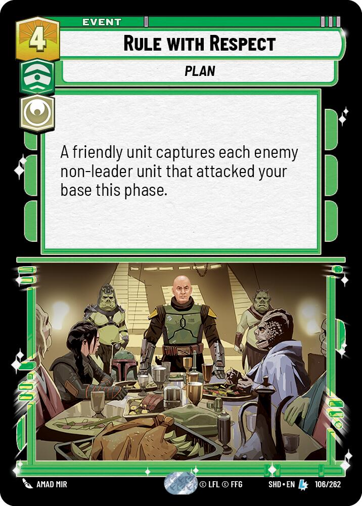 Rule with Respect (106/262) (106/262) [Shadows of the Galaxy] | Fandemonia Ltd