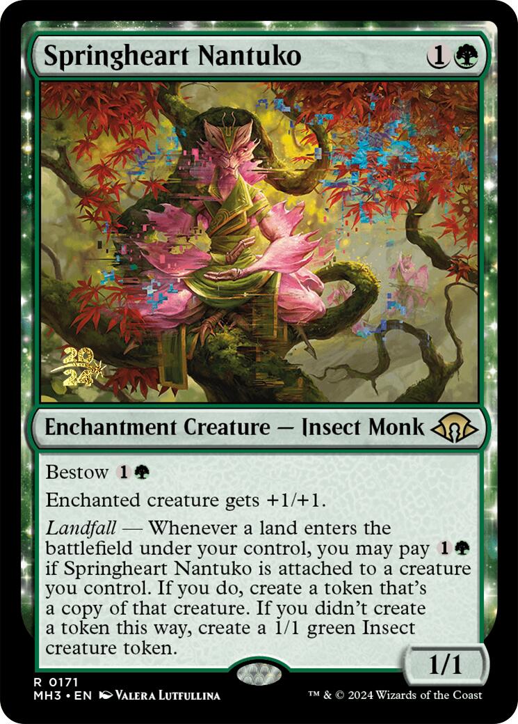 Springheart Nantuko [Modern Horizons 3 Prerelease Promos] | Fandemonia Ltd