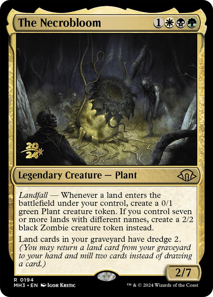 The Necrobloom [Modern Horizons 3 Prerelease Promos] | Fandemonia Ltd